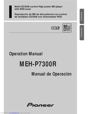 Pioneer MEH-P7300R Operation Manual