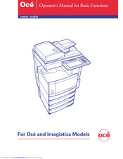 Oce im3530 Operator's Manual
