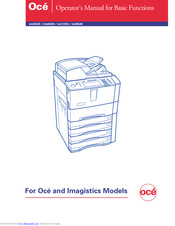 Oce im7230 Operator's Manual