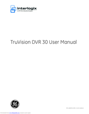 Interlogix TruVision DVR 30 User Manual