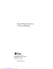 Sun Microsystems Netra 3.1 User Manual