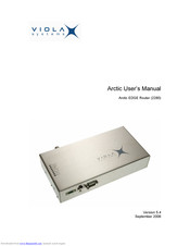 Viola Systems Arctic EDGE Router User Manual