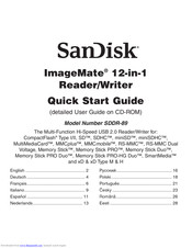 SanDisk ImageMate SDDR-89 Quick Start Manual