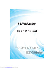 Pyle PDWM2800 User Manual