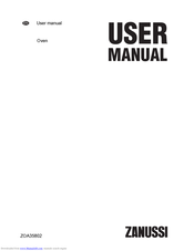 Zanussi ZOA35802 User Manual