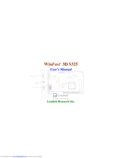 Leadtek WinFast 3D S325 User Manual