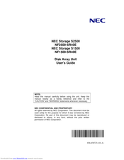 Nec S2500 User Manual