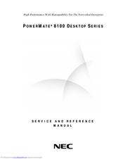 Nec POWERMATE 8100 Series Service And Reference Manual