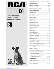 RCA Pro807 Owner's Manual