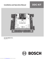 Bosch DDC KIT Installation And Operation Manual