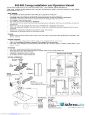 Electrolux WRG950CGS Installation And Operation Manual