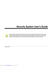 Bosch Security System User Manual