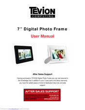 Tevion 7' Digital Photo Frame User Manual
