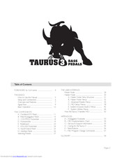 Moog Taurus 3 User Manual