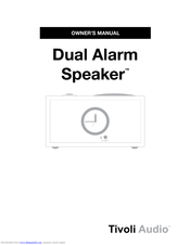 Tivoli Audio Dual Alarm Speaker Owner's Manual