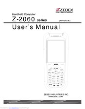 Zebex Z-2060 series User Manual