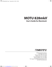 motu 828 mk2 manual