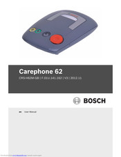 Bosch Carephone 62 User Manual