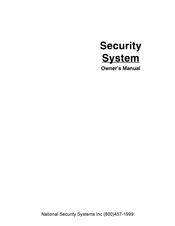 National Security Systems Security System Owner's Manual