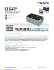 Freecom Hard Drive Dock Quattro Specifications