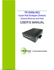 Tycon Power Systems TP-SW8(-NC) User Manual