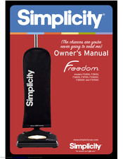Simplicity Freedom F3500 Manuals 