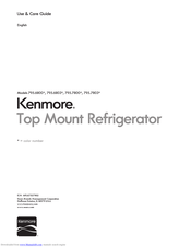 Kenmore 795.6800 Series Use & Care Manual