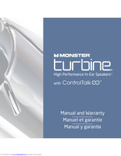Monster Turbine High Performance Manual And Warranty