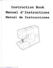 Janome FM725 - Instruction Book