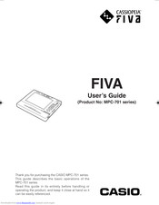Casio CASSIOPEIA FIVA MPC-701 Series User Manual