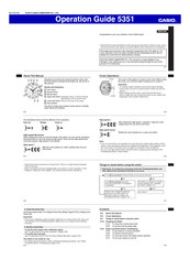 Casio 5351 Operation Manual