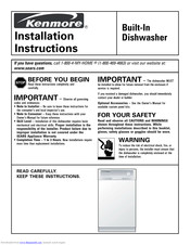 Kenmore 66515751791 Installation Instructions Manual