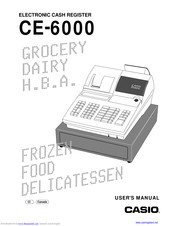Casio CE-6000 User Manual