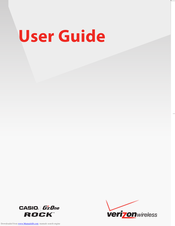 Casio GzOne User Manual