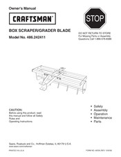Craftsman 486.242411 Owner's Manual