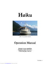 Pacific Trawler 2001 37-foot Pacific Trawler Operation Manual