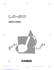 Casio LD-50 User Manual
