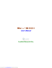 Leadtek WinFast 3D S320 User Manual