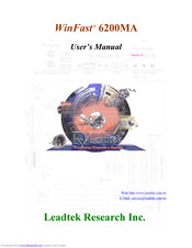 Leadtek WinFast 6200MA User Manual