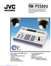 Jvc RMP-2580U - Remote Controller For Color Domes Product Overview And Specifications