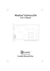 Leadtek WinFast GeFource256 User Manual
