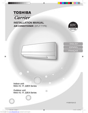 Toshiba Carrier RAS-15 Installation Manual