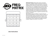 ADJ FREQ Matrix User Manual