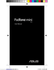 ASUS Pasfone mini 4.3 User Manual