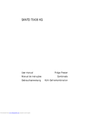 Aeg SANTO 75438 KG User Manual