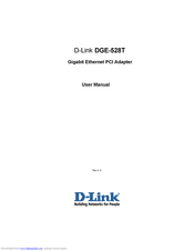 D-Link DGE-528T User Manual