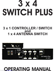 W2IIHY 3 x 4 SWITCH PLUS Operating Manual