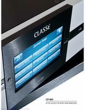Classe Audio CP-800 Setup Manual