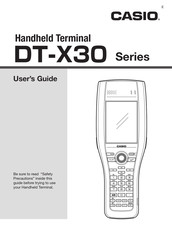 Casio DT-X30 Series User Manual