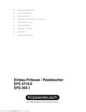 Kuppersbusch EFS 4710.0 Directions For Use Manual